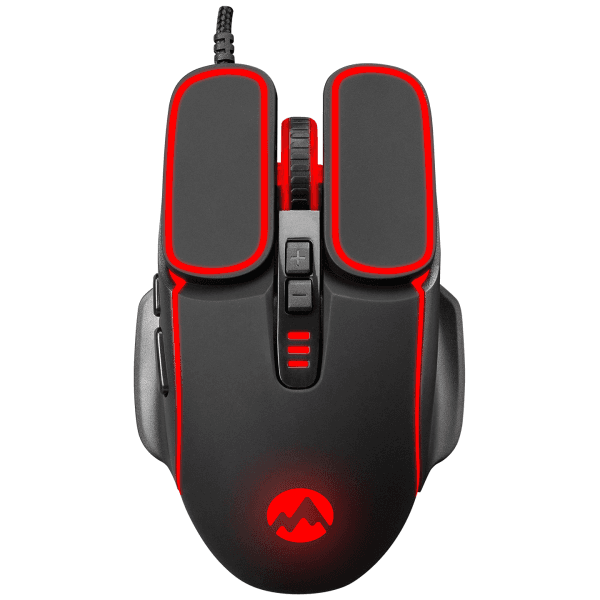 EVEREST SM-G55 X-FORA USB SIYAH 7D OPTIK 7200DPI LED IŞIKLI GAMING OYUNCU MOUSE - 7