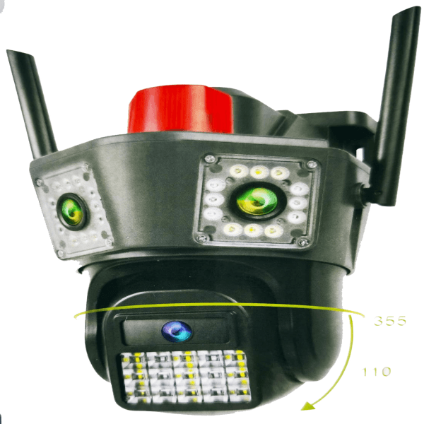 APRONX APX-WPG490 9MP 3.6MM ÜÇ KAMERA 42 LED WIFI PTZ - 2