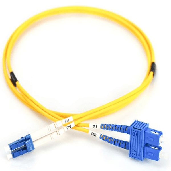 DIGITUS DK-2932-01 1M LC TO SC SINGLEMODE 9/125  DUPLEX PATCH CORD LENGTH CLASS OS2 - 3