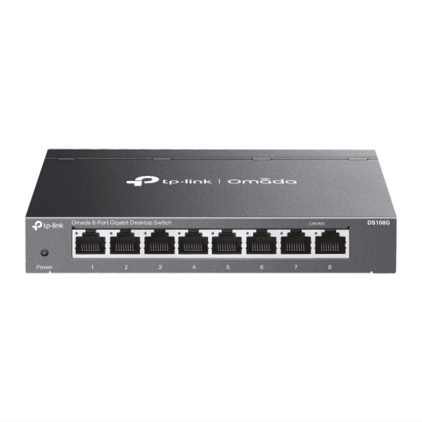 TP-LINK OMADA DS108G 8 PORT GIGABIT MASAÜSTÜ METAL KASA SWITCH - 6