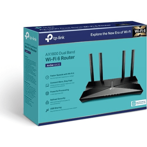 TP-LINK ARCHER AX20 AX1800 DUAL-BAND Wİ-Fİ 6 ROUTE - 5