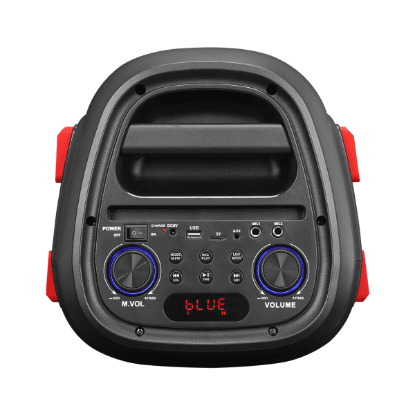 MIKADO MD-601KP 7.4V3000MAH 40W BLUETOOTH/USB/TF/FM/LED IŞIKLI KABLOLUSUZ MIKROFONLU TOPLANTI ANFISI - 8