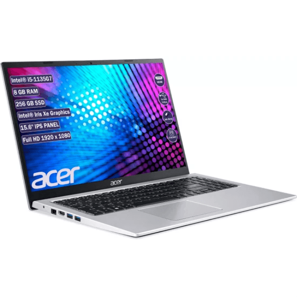 ACER ASPIRE 3 A315-58 INTEL CORE I5-1135G7 8 GB 256 GB NVME SSD FREEDOS 15,6" FHD NOTEBOOK - 6