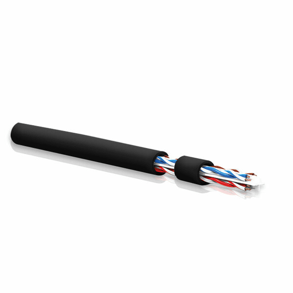 QPORT Q-CATFULL 500 M LSZH CAT6 OUTDOOR 23AWG 0.58MM %100 BAKIR SİYAH KABLO - 6
