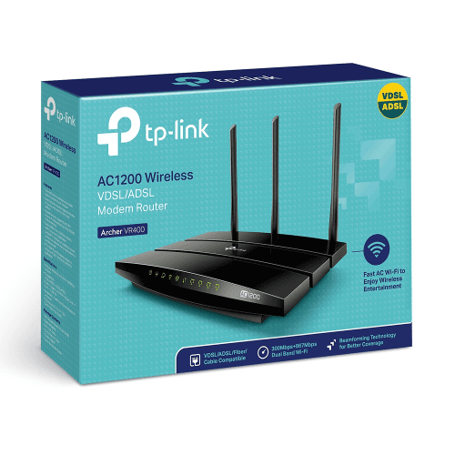 TP-LINK ARCHER VR400 1200 Mbps KABLOSUZ DUAL BAND - 6
