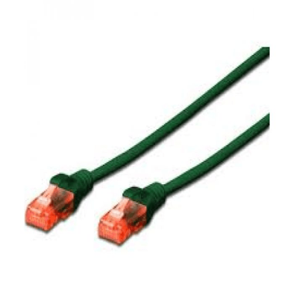 DIGITUS DK-1617-030/G 3 MT YEŞİL PATCH KABLO CAT6 U/UTP,YANGINA DAYANIKLI (250MHZ) POE* READY - 2