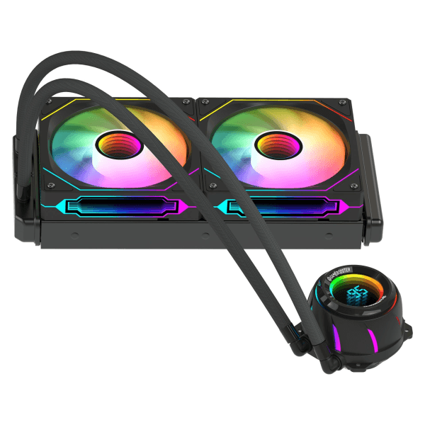 GAMEBOOSTER GB-LCS-BL240B (SİYAH) BLADE 240B ARGB FANLI LGA1700/AM5 UYUMLU 240MM CPU SIVI SOĞUTMA SİSTEMİ - 8