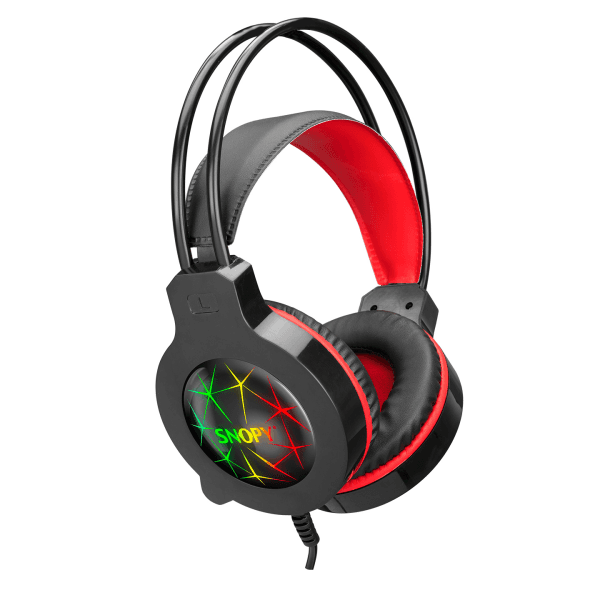 SNOPY SN-GX7 CRAZY SİYAH LEDLİ MİKROFONLU OYUNCU KULAKLIĞI - 7