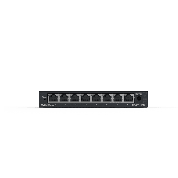 RUIJIE REYEE RG-ES108D 8 PORT 10/100MPBS SWITCH METAL KASA - 4