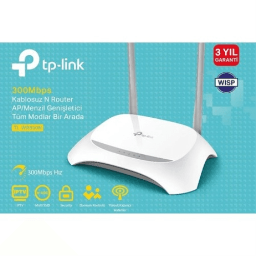 TP-LINK TL-WR850N 300Mbps KABLOSUZ N 4 PORTLU ROUT - 4