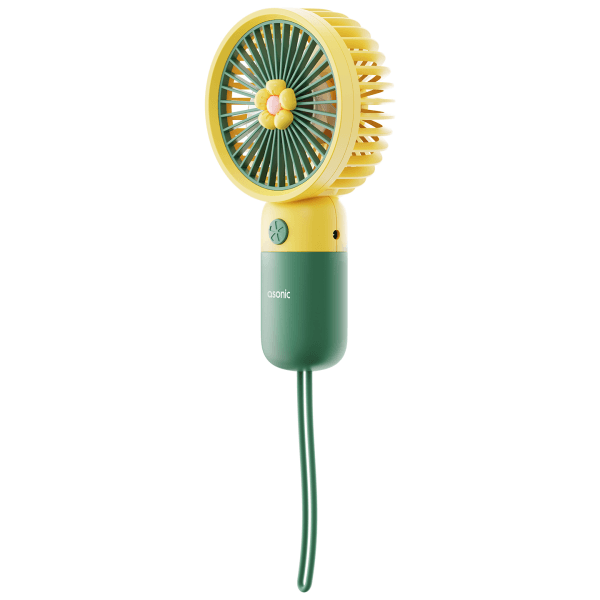 ASONIC AFN24 YEŞİL 250MAH ELDE TAŞINABİLİR MASAÜSTÜ USB FAN - 8
