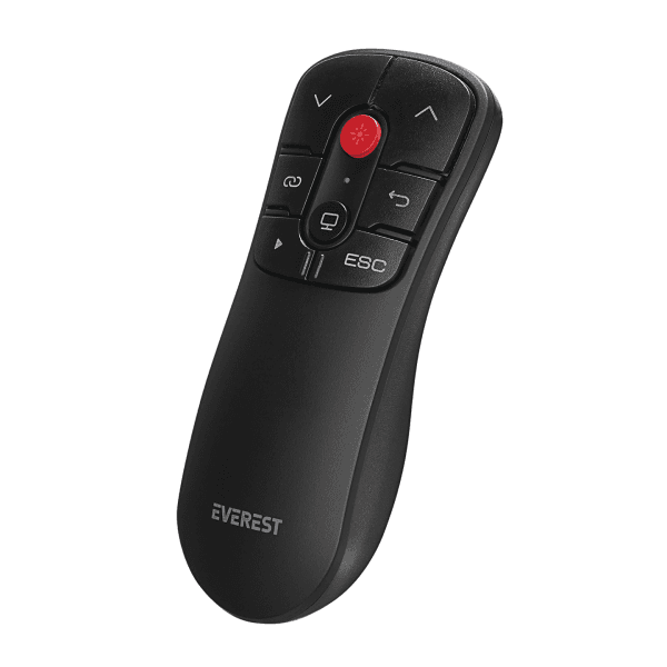 EVEREST PSN-28 ÇOK İŞLEVLİ USB KIRMIZI LAZERLİ 2.4GHZ KABLOSUZ TYPE C PROFESYONEL SUNUM CİHAZI - 6