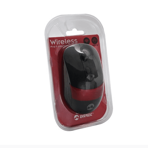 EVEREST SM-18 USB KABLOSUZ MOUSE SİYAH/KIRMIZI - 12