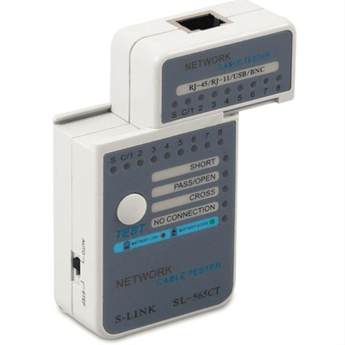 S-LINK SL-565CT RJ45 AĞ KABLOSU TEST CİHAZI - 4