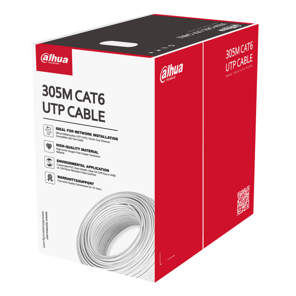 DAHUA DH-PFM920-6UN 305 METRE OUTDOOR SİYAH CAT6 NETWORK KABLOSU - 2