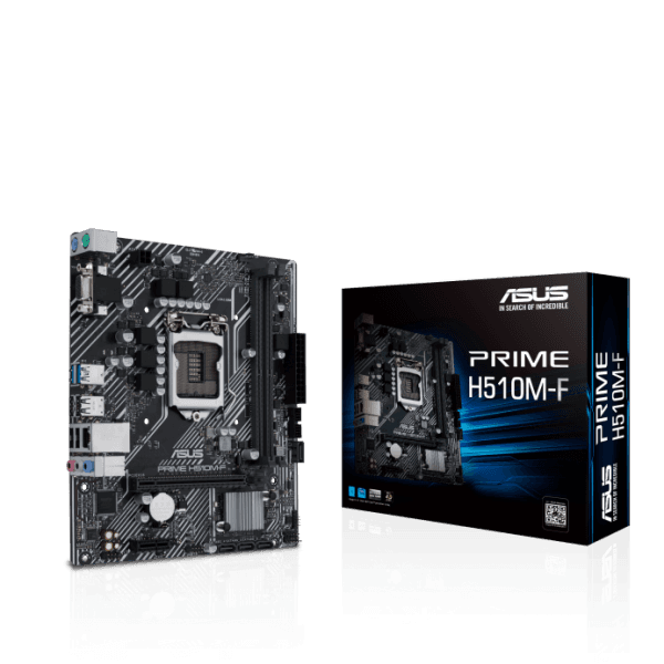 ASUS PRIME H510M-F R3.0 INTEL H470 LGA1200 DDR4 3200 HDMI M2 USB3.2 mATX ASUS 5X PROTECTION III ASUS Q-Design CrashFree BIOS 3 - 2