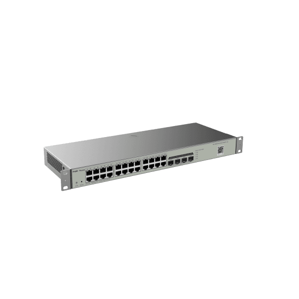 RUIJIE REYEE RG-NBS3100-24GT4SFP-V2 24 PORT 10/100/1000 4 X SFP YONETILEBILIR RACK MOUNT SWITCH METAL KASA - 10
