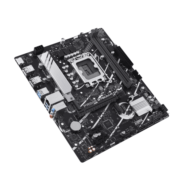 ASUS MB PRIME B760M-R D4 INTEL B760 LGA1700 DDR4 5333 HDMI 2x M2 USB3.2 AURA RGB 2.5Gbit LAN mATX 96GB RAM DESTEGİ ASUS 5X - 11