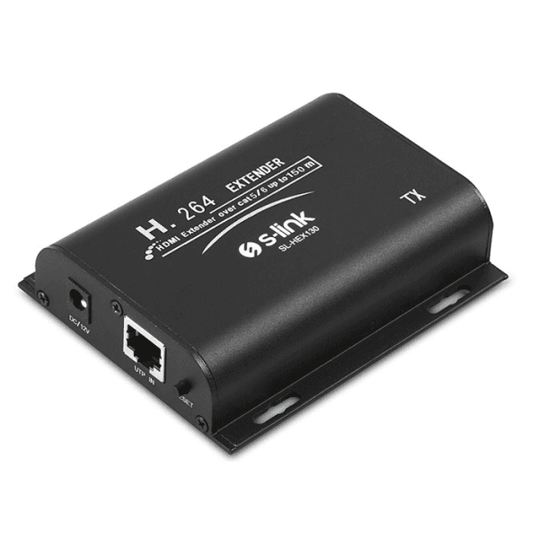 S-LINK SL-HEX130 HDMI EXTENDER UZATICI CAT6 H.264 150M TRANSMITTER VERİCİ - 3