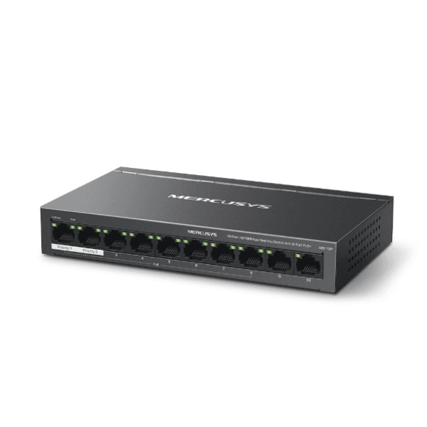 TP-LINK MERCUSYS MS110P 10PORT 10/100 MASAÜSTÜ SWITCH (YÖNETİLEMEZ) - 4