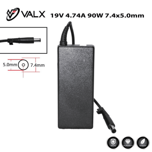 VALX LA-19075 19V 4.74A 7.4x5.0 DELL HP ADAPTÖR - 6