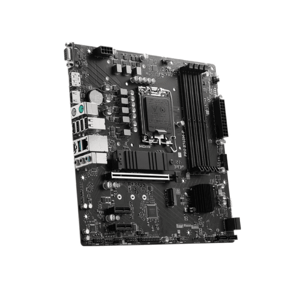 MSI PRO B760M-P SOKET 1700 DDR5 6800(OC) PCI-E M.2 USB3.2 HDMIDPVGA 1X 1G LAN MATX - 5