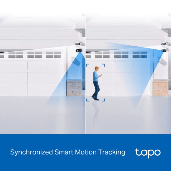 TP-LINK TAPO C246D İÇ MEKAN/DIŞ MEKAN ÇİFT LENSLİ PAN/TILT GÜVENLİK KAMERASI - 13