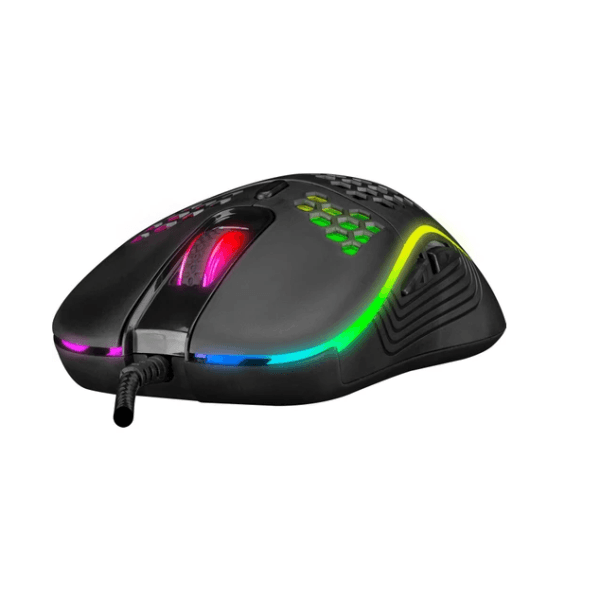 EVEREST SM-G66 X-HOLE USB SİYAH 7D OPTIK 8000DPI LED IŞIKLI GAMING OYUNCU MOUSE - 8