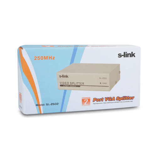 S-LINK SL-2502 2 LI  250mhz MONITOR SPLITTER - 4