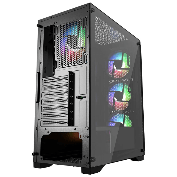 POWERBOOST PB-PS5847B 600W ATX USB 3.0 RAINBOW FANLI MESH GAMING SIYAH KASA - 10