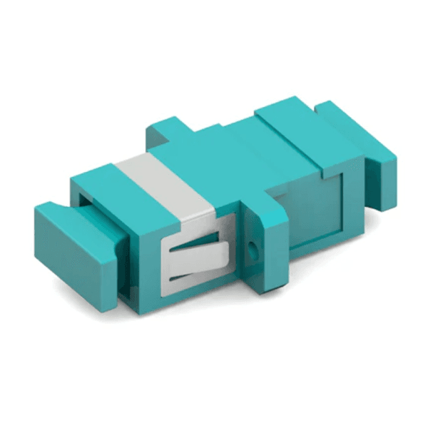 ALFAFONET ADP-SXM3SCPL-FG ADAPTÖR SC OM3 SX MULTIMODE FLANŞLI VE METAL KLİPSLİ RENK : TURKUAZ TOZ KAPAĞI : SİYAH - 2