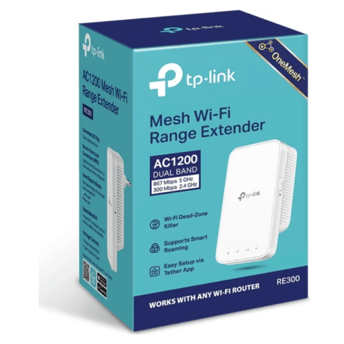 TP-LINK RE300 AC1200 1200 Mbps MESH KABLOSUZ MENZİL GENİŞLETİCİ - 6