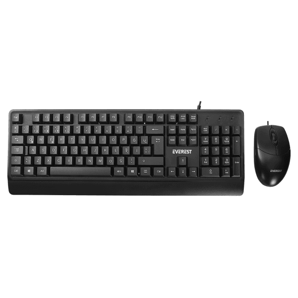 EVEREST KM-619 SIYAH USB Q STANDART KLAVYE + MOUSE SET - 3