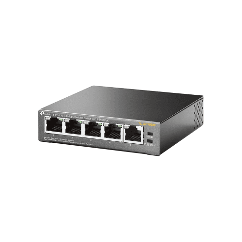 TP-LINK TL-SF1005P 5 PORT 10/100Mbps MASAÜSTÜ SWITCH 4-PORT PoE 58W - 5