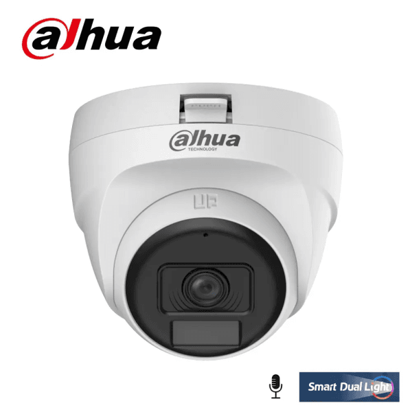 DAHUA T1A51-U-IL-0280B 5MP 2.8MM SMART DUAL LIGHT HDCVI FIXED IR EYEBALL DOME KAMERA - 2