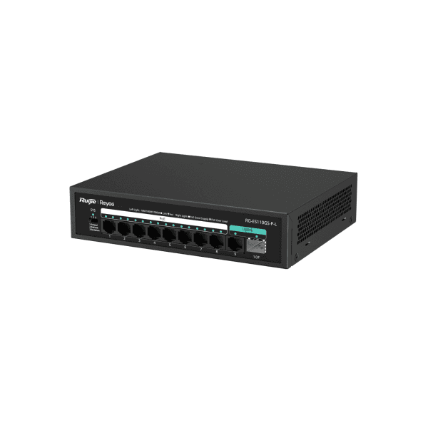 RUIJIE REYEE RG-ES110GS-P-L 8 PORT 10/100/1000 8 PORT POE 1XGE UPLINK 1 X SFP 120W YONETILEMEZ DESKTOP SWITCH - 8