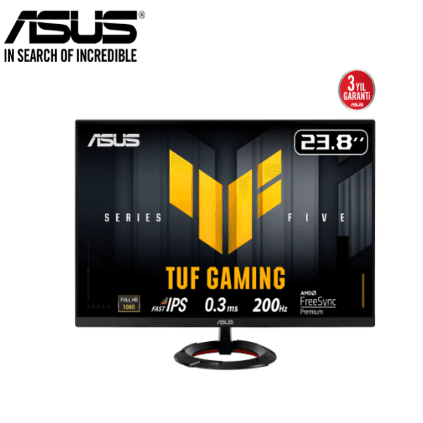 ASUS TUF GAMING VG249Q5R 24 200HZ FAST IPS ELMB 0 3MS GTG AI VISUAL GAMING MONITOR - 3