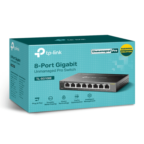 TP-LINK TL-SG108E 8 PORT GIGABIT EASY SMART SWITCH - 6