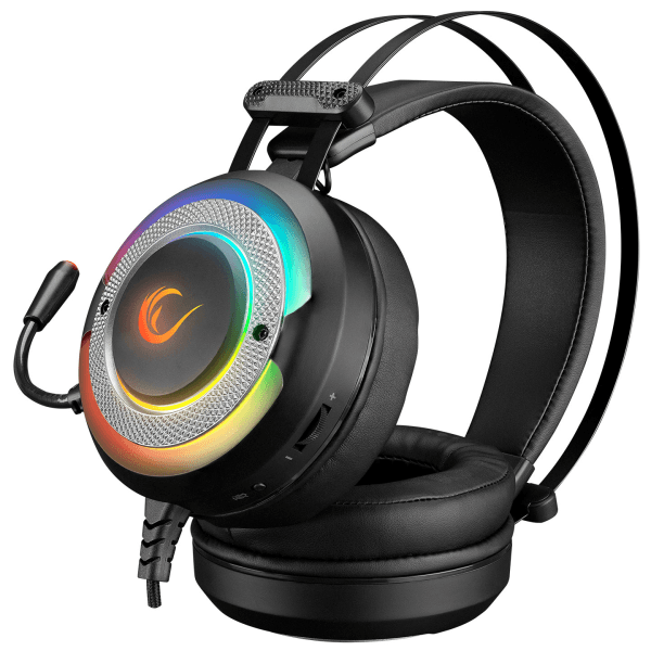 RAMPAGE G7 X-RUNNER SİYAH RGB LED 7.1 GAMING MIKROFONLU OYUNCU KULAKLIĞI - 10