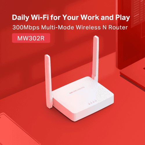 TP-LINK MERCUSYS MW302R 300Mbps KABLOSUZ N ROUTER - 7