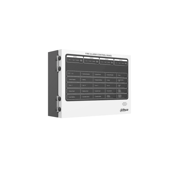 DAHUA HY-C102-4 KONVANSİYONEL 4 ZONE YANGIN ALARM KONTROL PANELİ - 2X12V 5A AKÜ+ETHERNET PORT DAHİL - 5