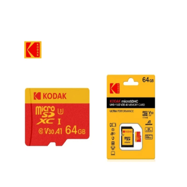 KODAK 64GB ULTRA PERFORMANS CLASS 10 UHS-I U3 V30 A1 MICRO SD KART - 2