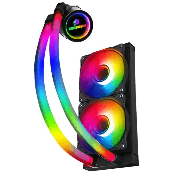 GAMEBOOSTER GB-LCS-PS240-BE INFINITY 240 BE ARGB FANLI 240MM (İNTEL/AM4) SERISI UYUMLU SIVI SOĞUTMA SISTEMI (SIYAH) 1700P / AM5 - 3