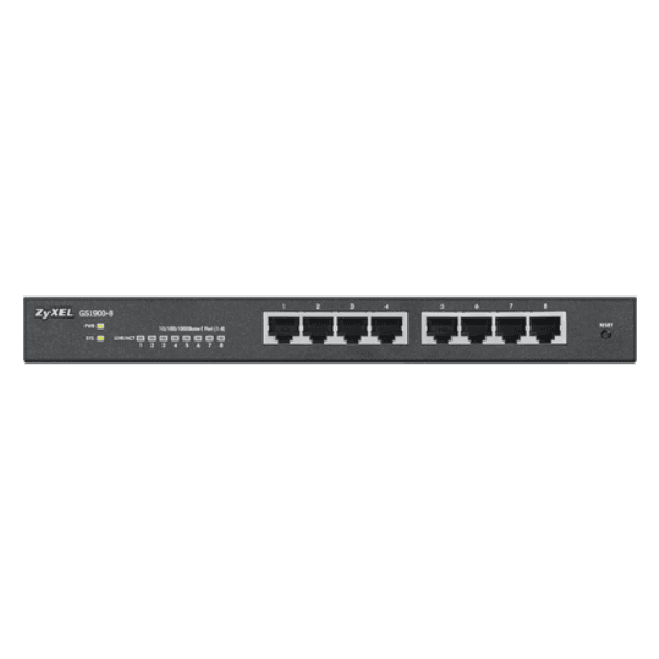 ZYXEL GS1900-8 8 PORT 8X10/100/1000 WEB YÖNETİLEBİLİR SWITCH - 5