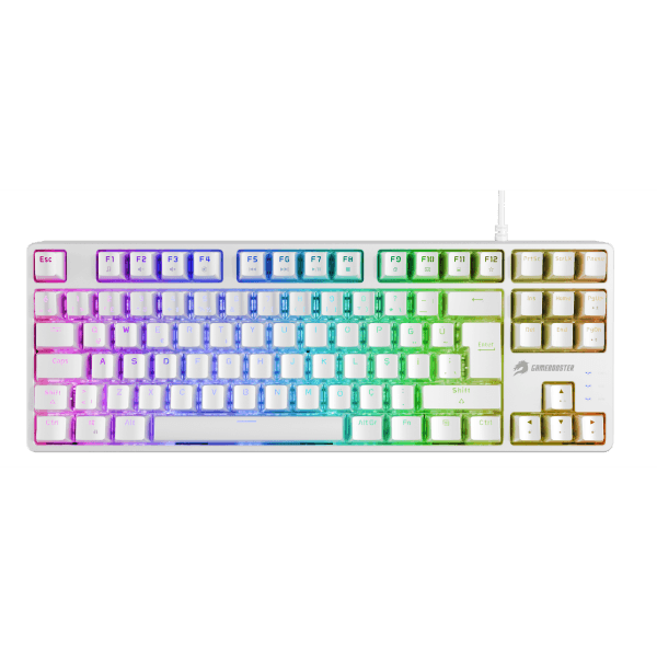GAMEBOOSTER GB-G23W ENIGMA TKL RAINBOW AYDINLATMALI RED SWITCH MEKANİK BEYAZ OYUN KLAVYESİ - 4