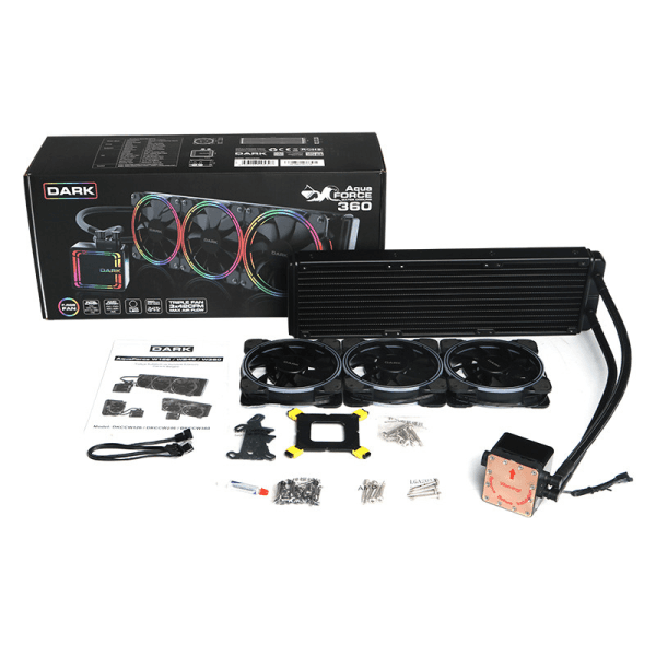 DARK AQUAFORCE W360 DKCCW360 360MM FIXED RGB LEDLI SIVI SOĞUTMA - 22