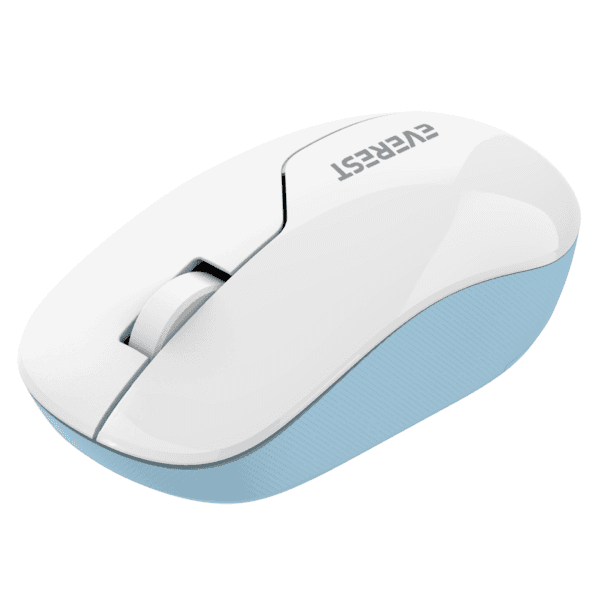 EVEREST SMW-973 USB BEYAZ/MAVİ 2.4GHZ KABLOSUZ MOUSE - 7