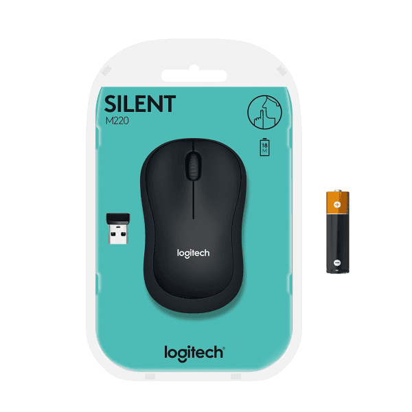 LOGITECH M221 SESSİZ KABLOSUZ MOUSE-SİYAH 910-006510 - 2