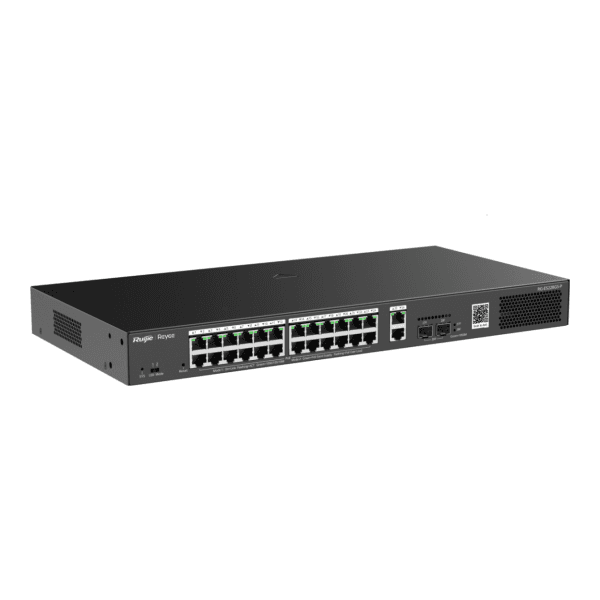 RUIJIE REYEE RG-ES228GS-P 24 PORT 10/100/1000 24 PORT POE 2 PORT UPLINK +2 SFP 370 WATT CLOUD YÖNETİLEBİLİR RACK MOUNT S - 4