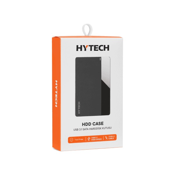 HYTECH HY-HDC26 SIYAH 2.5'' TYPEC TO TYPEC USB 3.1 SATA HARDDISK KUTUSU - 8